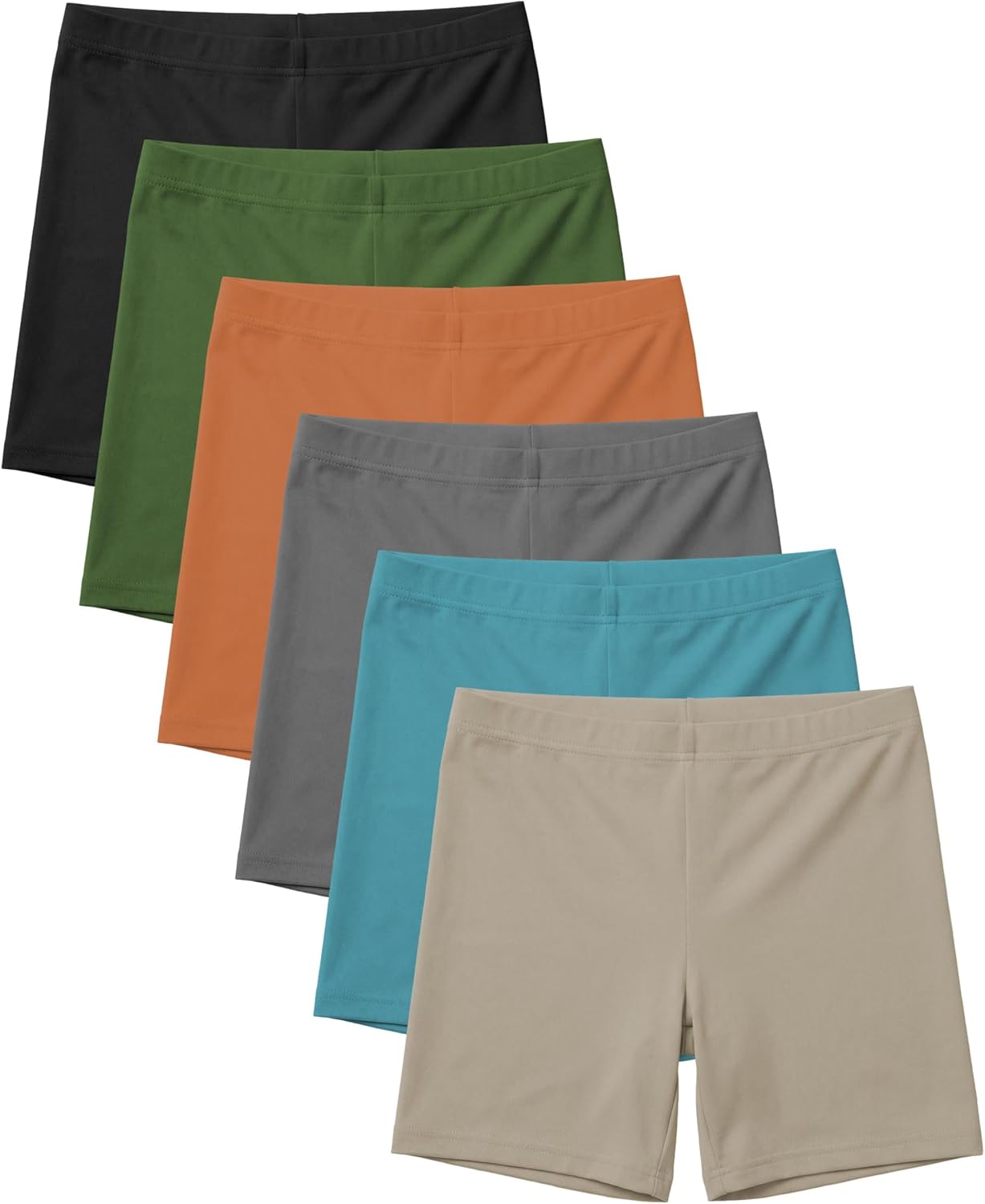 Sexy Basics Women's Ultra Soft Mini Bike Short | Spandex Workout Trunk Boxer | Multi Packs & Colors