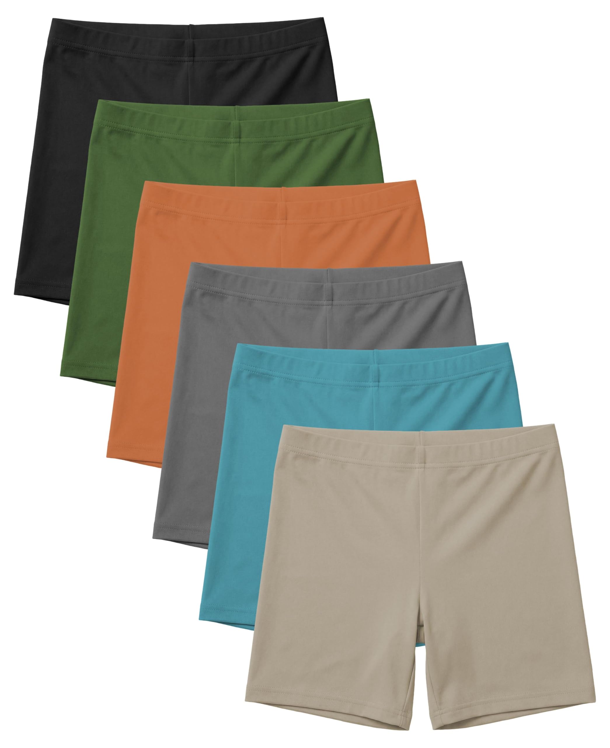 Sexy Basics Women's Ultra Soft Mini Bike Short | Spandex Workout Trunk Boxer | Multi Packs &amp; Colors