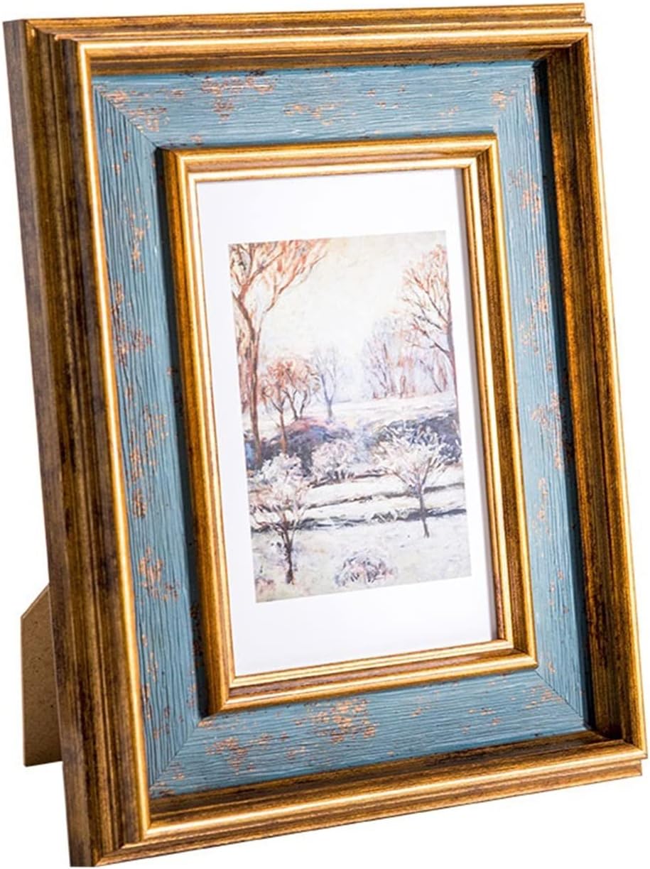 MOOWI Picture Frame Vintage American Style Photo Frame Highend Luxury Resin