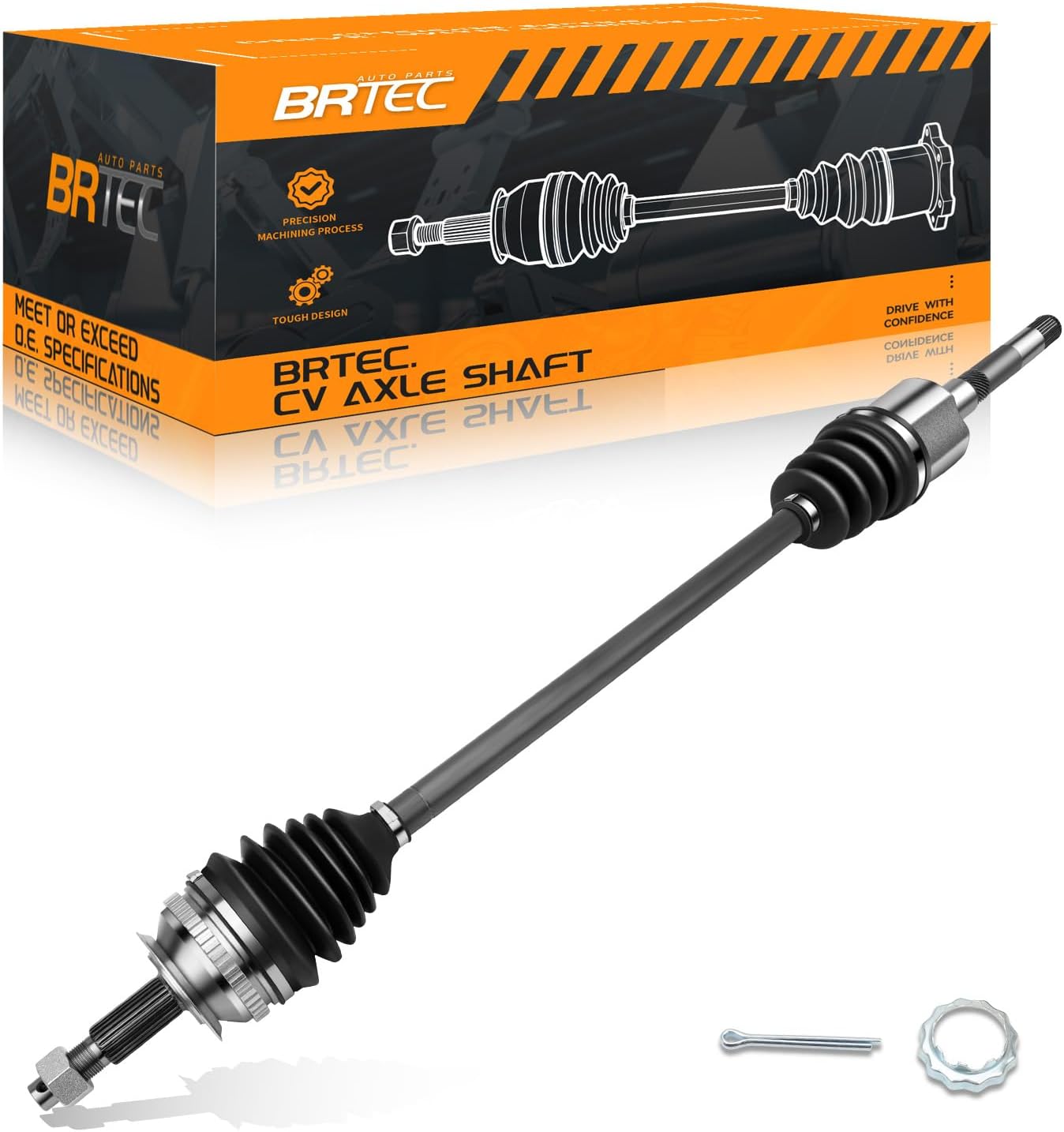Front CV Axle Shaft Assembly Fit for Chrysler Grand Voyager 1996-2002, Town & Country 1996-2007, Voyager 1996-2008; for Dodge Caravan Grand Caravan Plymouth Grand Voyager, Passenger Side 60-3108
