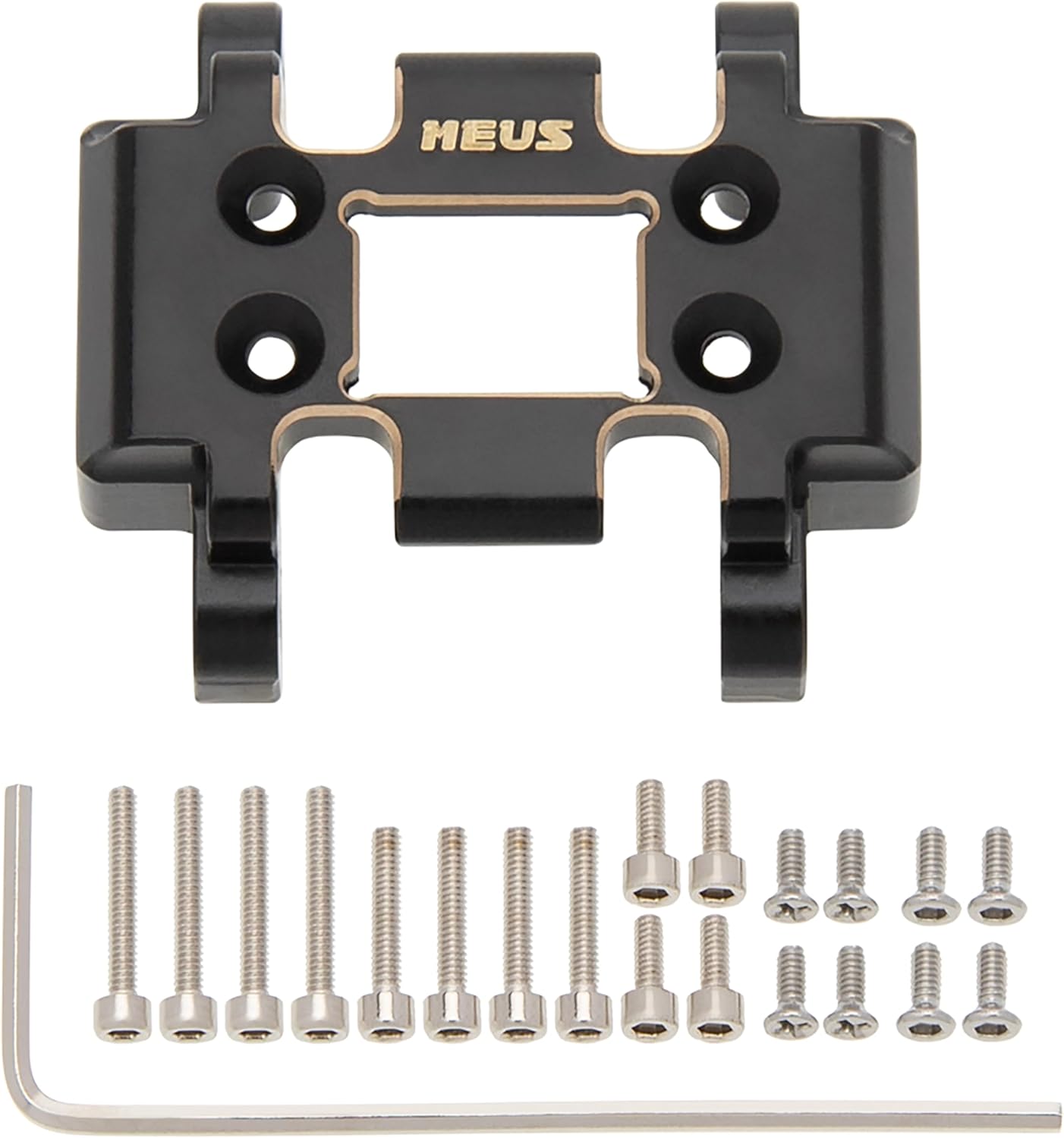 MEUS RACING 8.6g Brass Skid Plate for Redcat Ascent-32 Upgrades 1/32 RC Crawler Upgrades