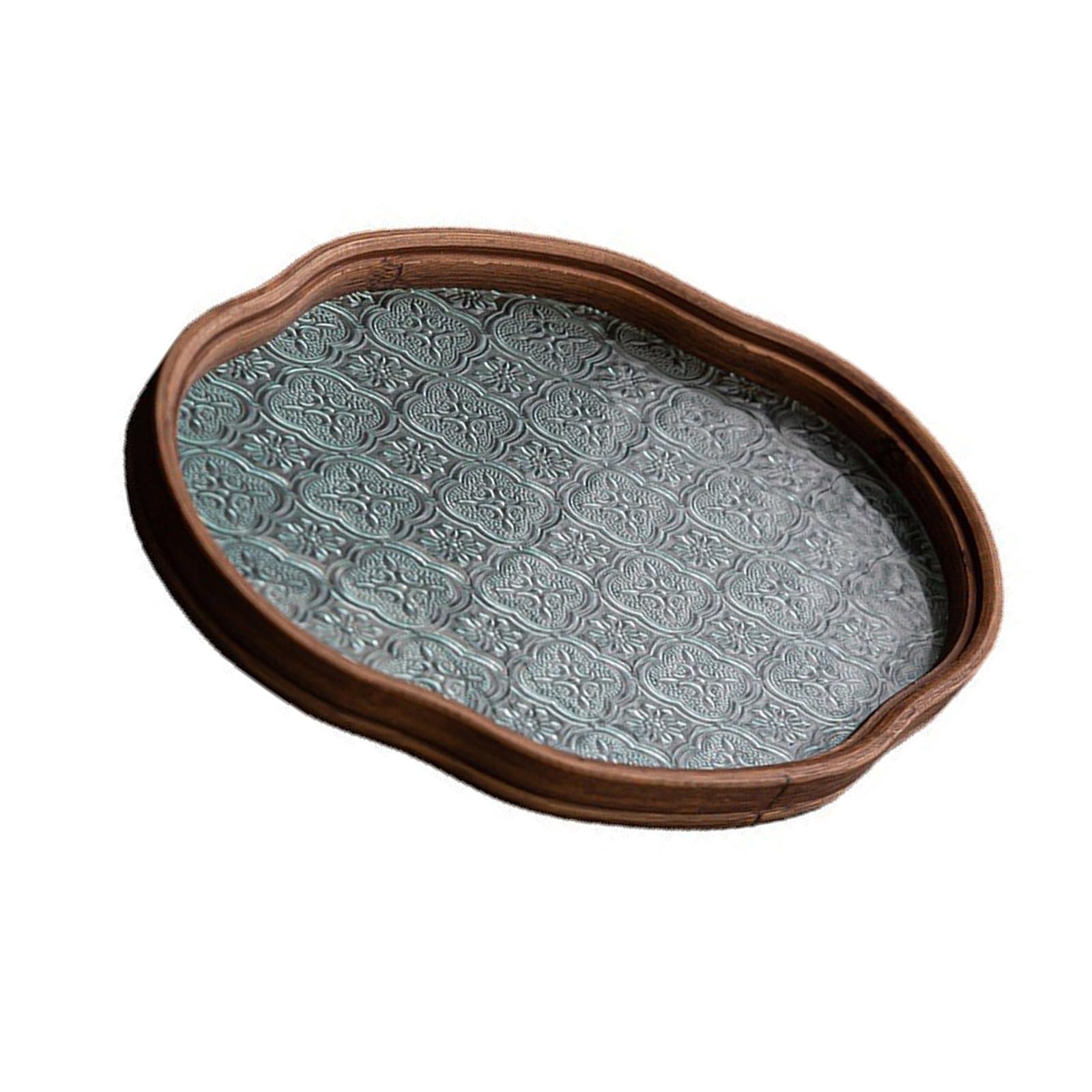 Whoasyst Glass Display Tray with Easy Cleaning Surfaces for Hosting Event and Daily Use Glass Tray