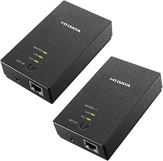 I-O DATA PLCアダプター 有線LAN コンセント 親機 子機セット PLC-HD240ER-S