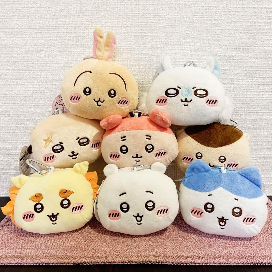 ちかわ ぬいぐるみパスケースポーチ 全8種セット 【くり ちかわ ぬいぐるみパスケースポーチ 全8種セット 【くり