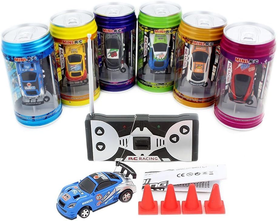 Coke cans Remote Control car Micro Racing Car Coke cans Remote Control car Charging car,Random Color