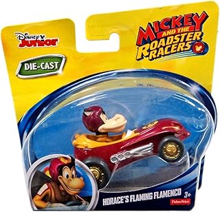 Fisher-Price Disney Junior Mickey and the Roadster Racers Horace's Flaming Flamenco Die-Cast Vehicle
