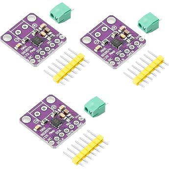 MAX98357 I2S 3W Class D Audio Amplifier Module AYWHP 3 Pieces DAC Decoder Module Audio Board I2S DAC Decoder Breakout Module 