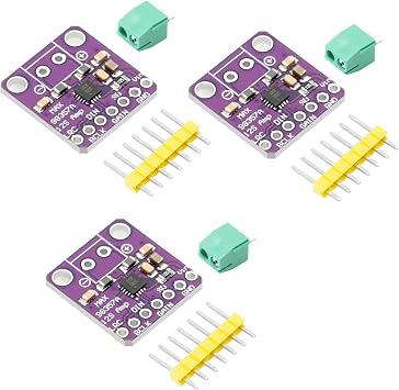 MAX98357 I2S 3W Class D Audio Amplifier Module AYWHP 3 Pieces DAC Decoder Module Audio Board I2S DAC Decoder Breakout Module Filterless Audio AMP Board for Arduino