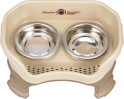 Miniatura 8 de Neater Feeder Deluxe - Platos elevados para mascota, Capuccino