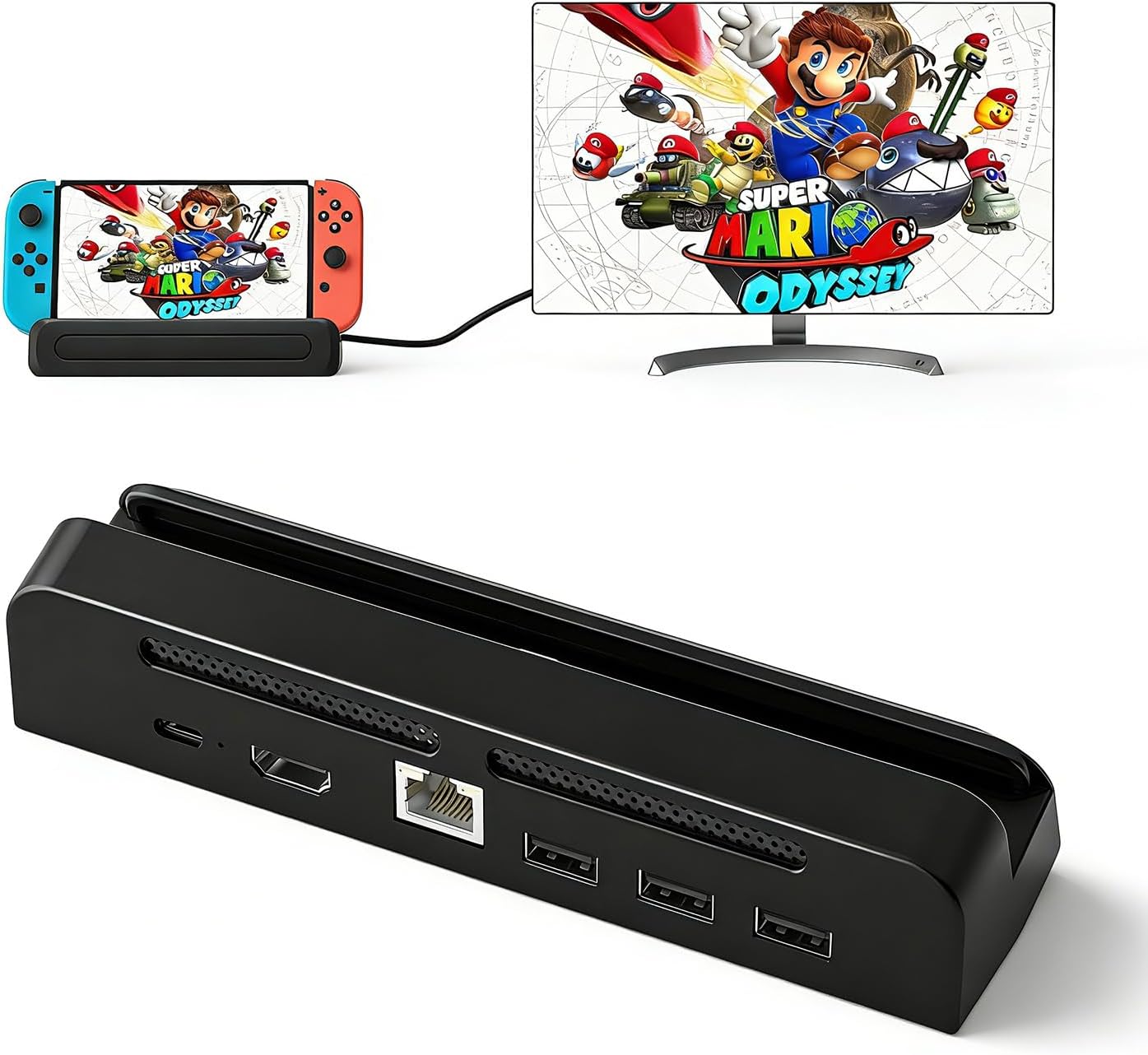 TV Dock Station for Nintendo Switch/OLED,Portable...