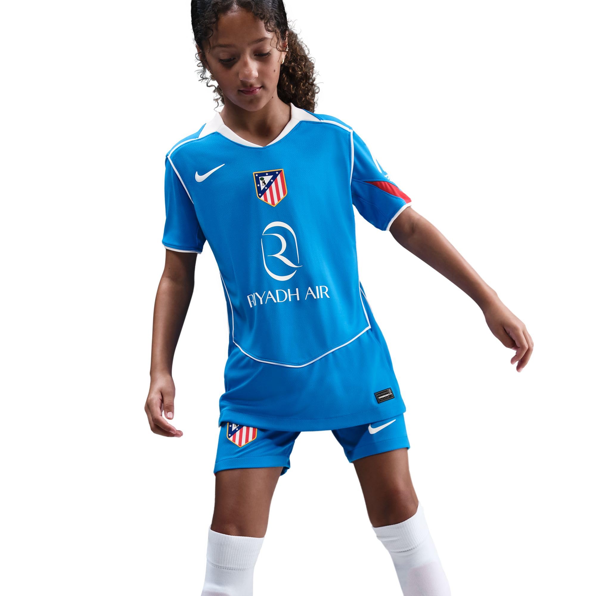 Atlético Madrid 2025/26 Stadium Third Nike Dri-FIT Total 90 replika koszulki piłkarskiej dla starszych dzieci, HM4426