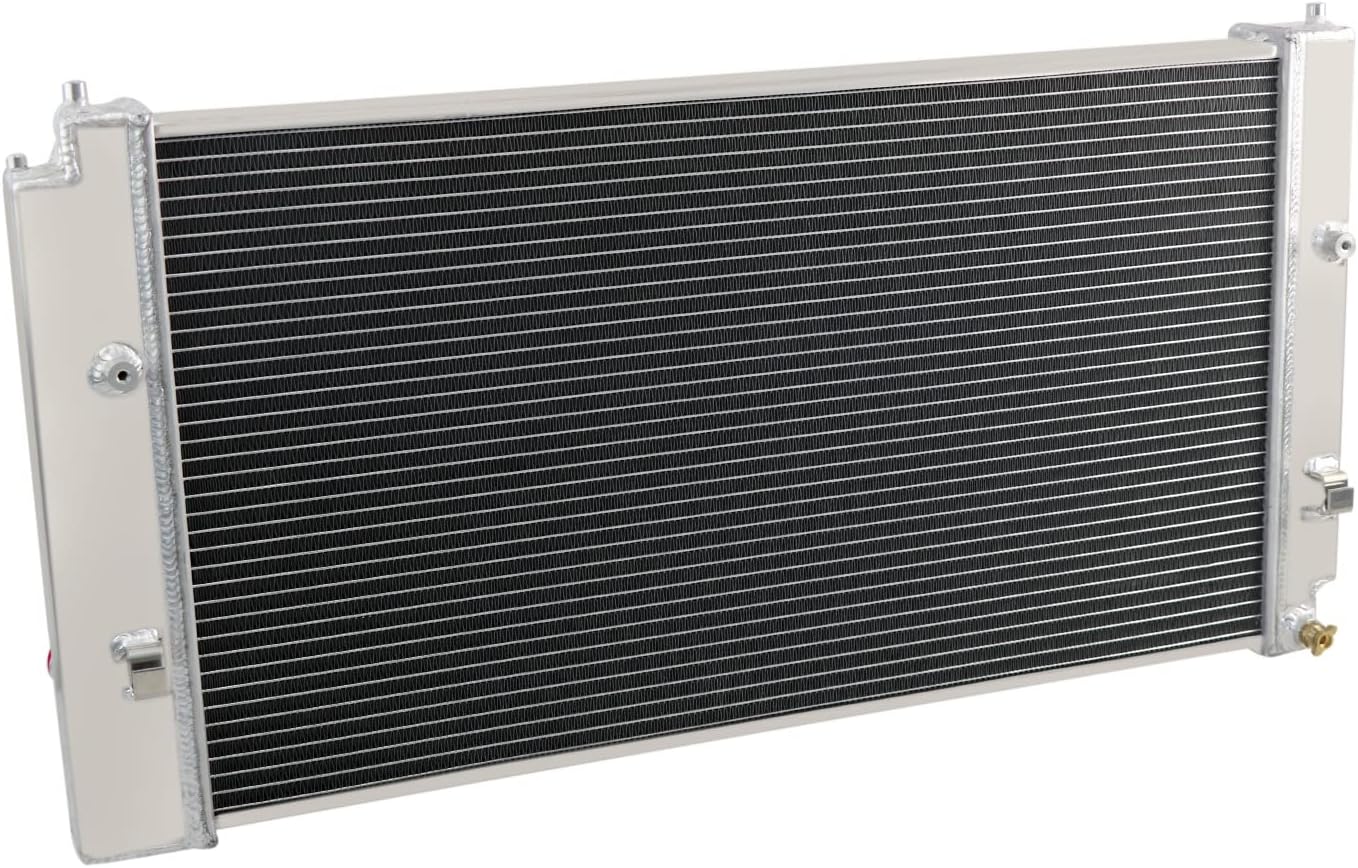 3 Row Core Radiator for 1997-2003 Chevy Malibu Pontiac Grand AM Olds Cutlasss 3.1L 3.4L V6 Engine, 3 Row Radiator
