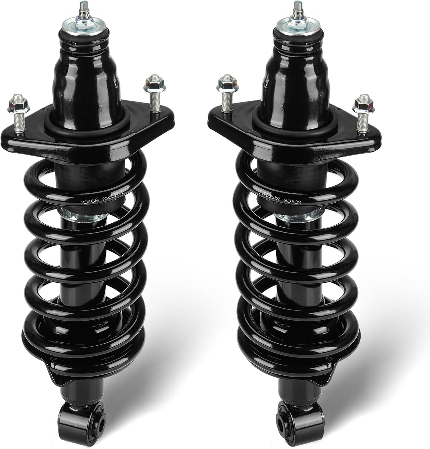 Rear Pair Struts Assembly w/Coil Spring Shock Absorber Fit for Honda CR-V 2.4L Sport Utility 4WD AWD FWD 2007-2011, Replace for 1345688L 1345688R