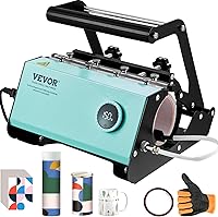 Vista 15 de VEVOR Máquina de prensa térmica automática 3 en 1 para gorras - Sin arrugas, liberación automática y botón de presión, panel de control digital