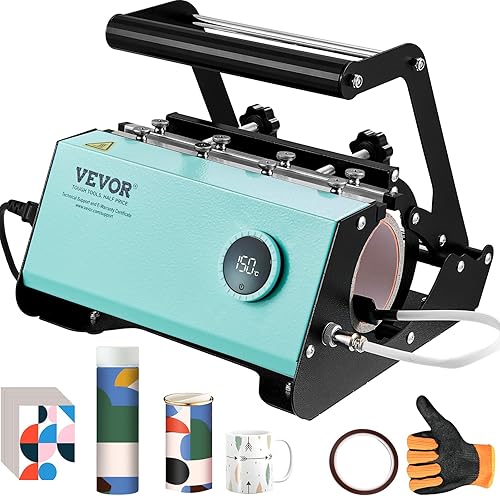 Miniatura 14 de Prensa de calor VEVOR, máquina de prensa de calor digital de 15 x 15 pulgadas, máquina de transferencia de calor deslizable, calentamiento rápido y