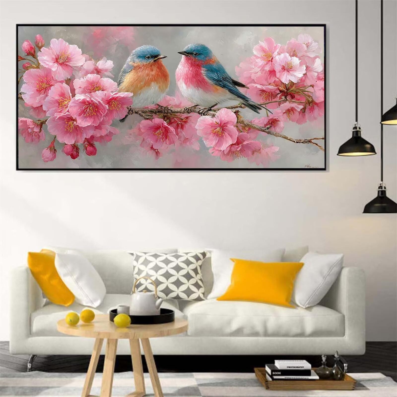 Malowanie diamentami 5D, motyw kwiatu, ptaka, dla dorosłych, 80 x 160 cm, 2026, kwadratowe, pełne wiertło, mozaika, zestaw do majsterkowania, prezent dla dziewczynki w wieku 9-10 lat i dekoracyjny
