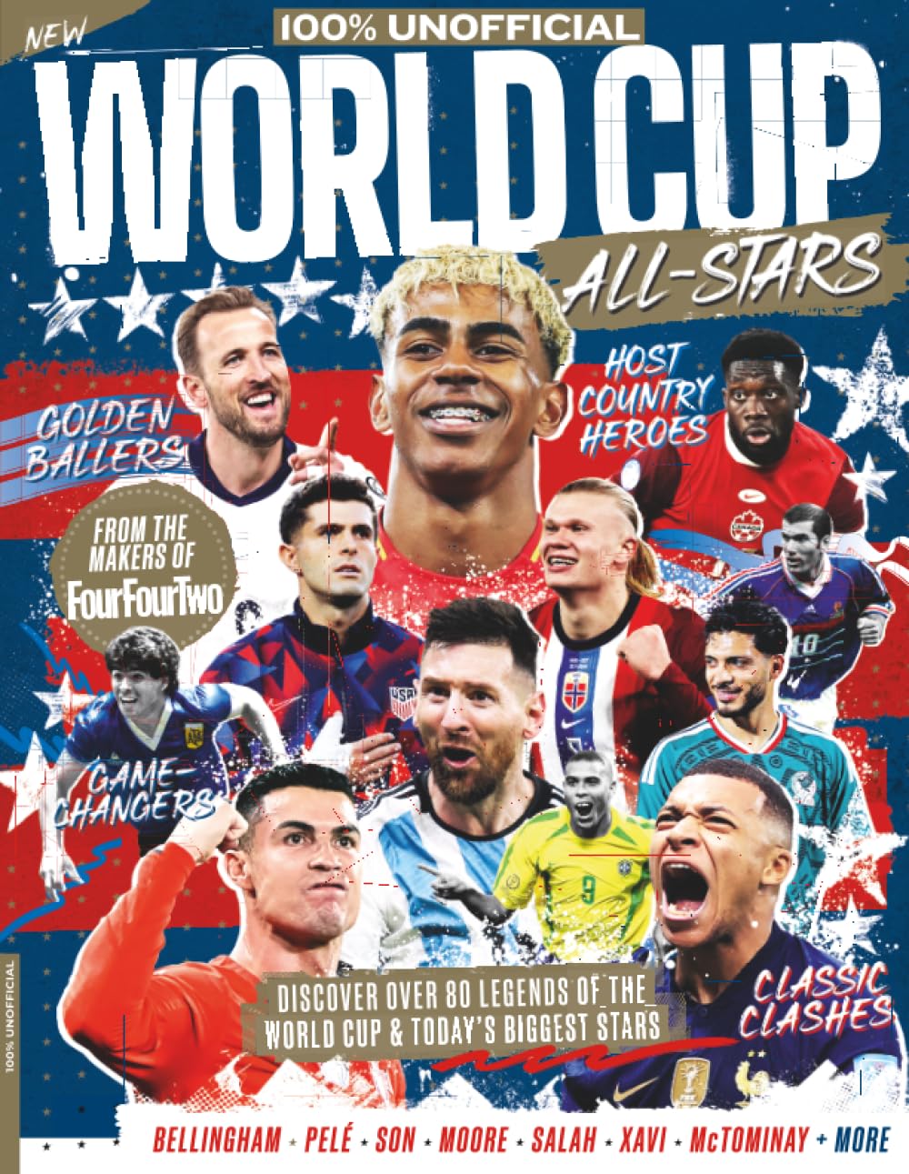 World Cup All Stars Book: Relive World Cup magic through legendary players, iconic matches and unforgettable goals, and look ahead to the rising stars.