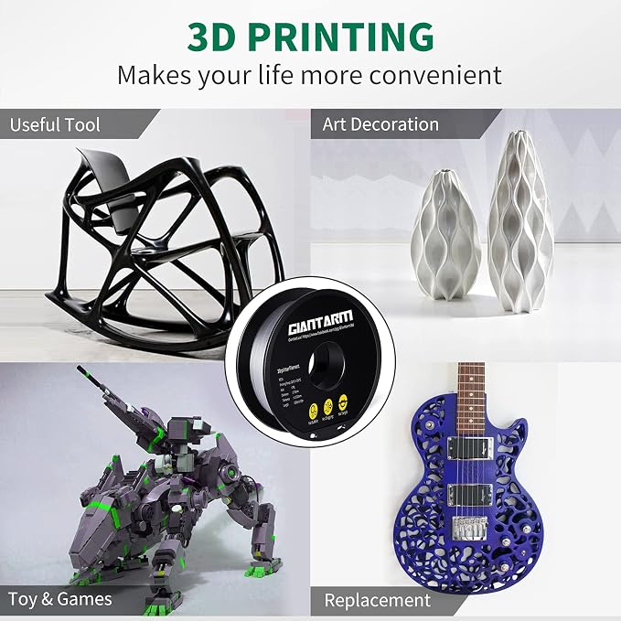 Filamento PETG Transparente 1.75mm 1Kg para Impresora 3D miniatura 7