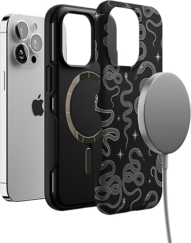 Vista 903 de Casely iPhone 13 Pro Case Compatible with MagSafe Blue Marble Case