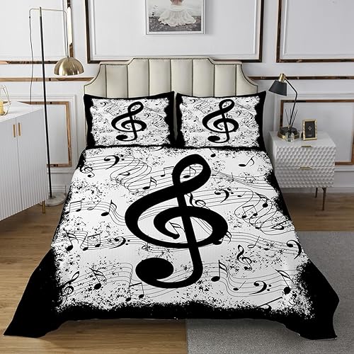 Miniatura 16 de Juego de edredón abstracto con cinta musical retro, tamaño individual, diseño vintage de radios de los años 80, juego de edredón de casete de audio