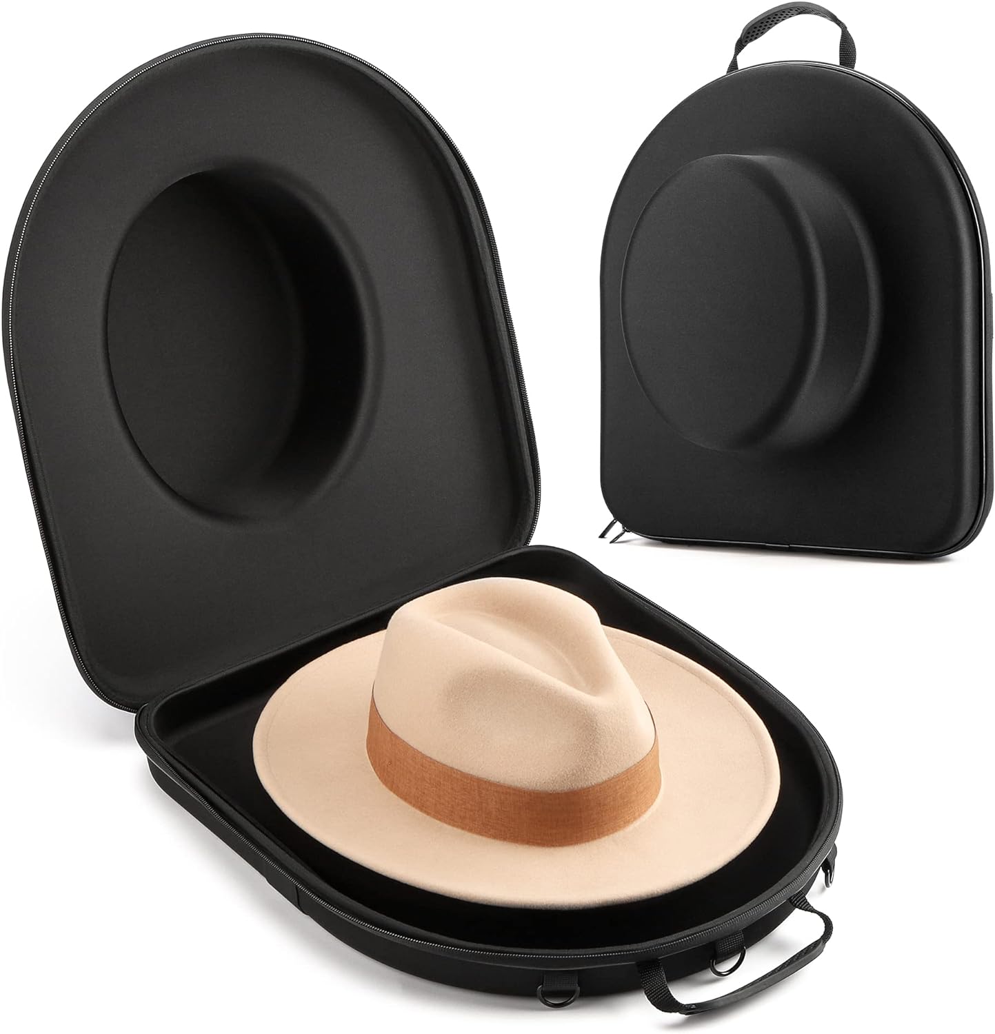Gelozid Hat Box Holder Case for Travel, Hard Travel Hat