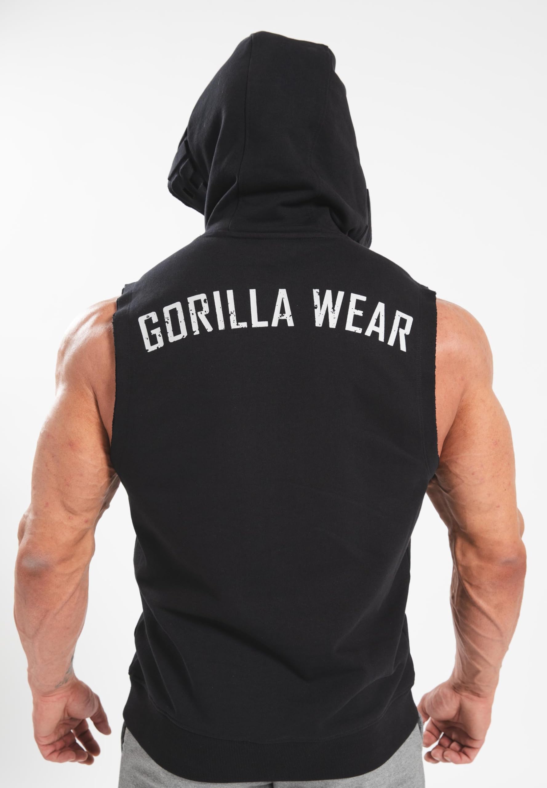Gorilla Wear Marshall Sleeveless Hoodie - Army Green - 2XL