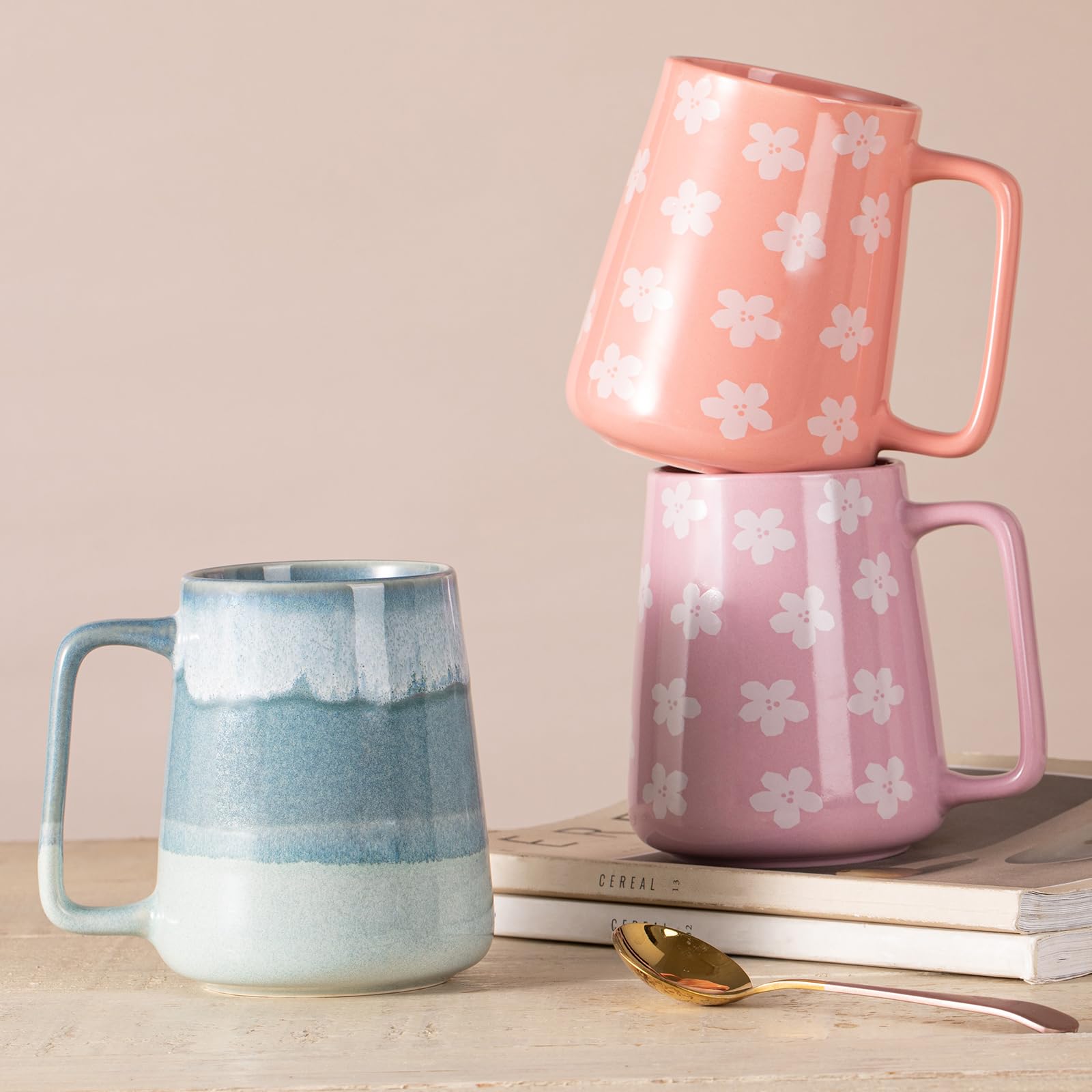 another coffee cup Another Coffee Blue Kitchen Art Print  Alluvion