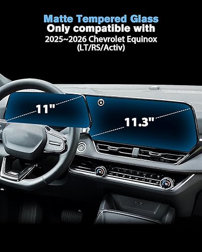 Vista 68 de 1 protector de pantalla de cristal templado brillante de 13.4 pulgadas para Silverado & Sierra 2500HD 3500HD 2022~2026 (sin botones en la pantalla)