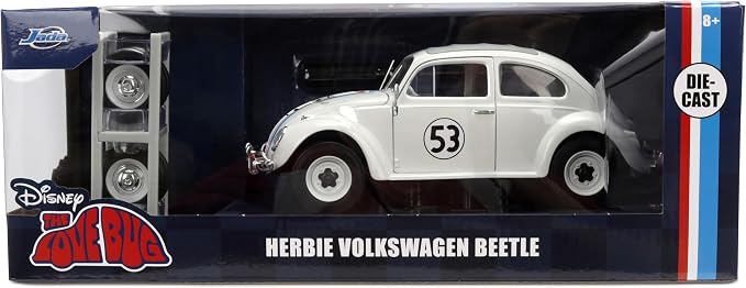 Juguete vehículo Herbie Volkswagen Beetle 1:24 die-cast miniatura 2