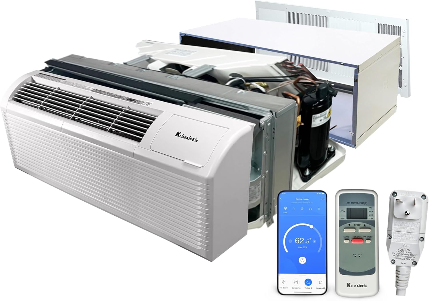 Klimaire 15,000 BTU PTAC Heat Pump A/C - Image 2