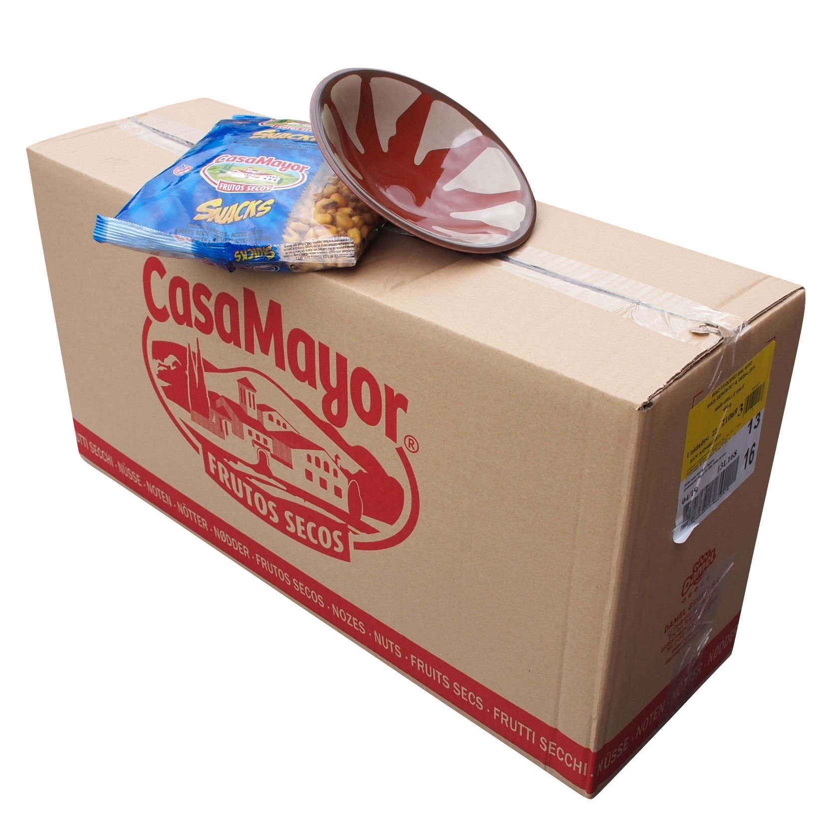 22 x 400g Sti Casa Mayor - Maiskörner geröstet und gesalzen + Gratis Melaminschale