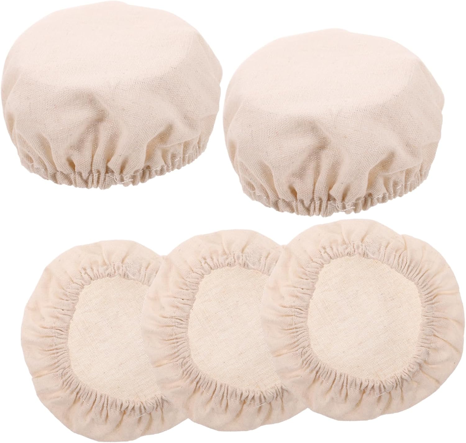PRETYZOOM 25pcs Lids for Rising Jar Lid Sourdough Proofing Basket Jar Cloth Cover