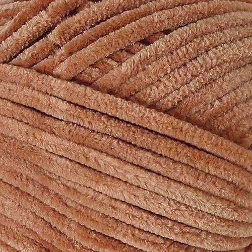 Miniatura 10 de 1 Skein La Mia - Hilo de felpilla suave para tejer y tejer ropa de bebé, mantas y accesorios, 100% poliéster, 3.53 oz (3.5 onzas), 393.7 ft (131