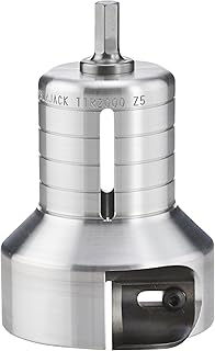 Lumberjack Tools Tenon Cutter for Log Furniture, 2" Diameter, Pro Series Machined from a Solid Aluminum Billet, 1/2" Shank, Dual Blades Create a Radius Shoulder Profile, DIY Made in USA