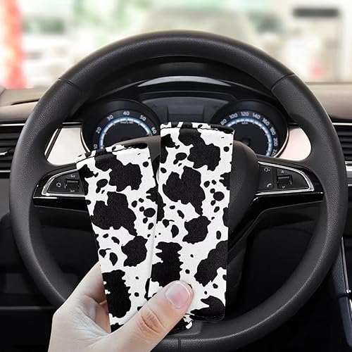 Miniatura 7 de Envoltura de asa de equipaje con estampado de vaca para hombres, fundas multiusos para asa de mochila, material de primera calidad, envolturas para