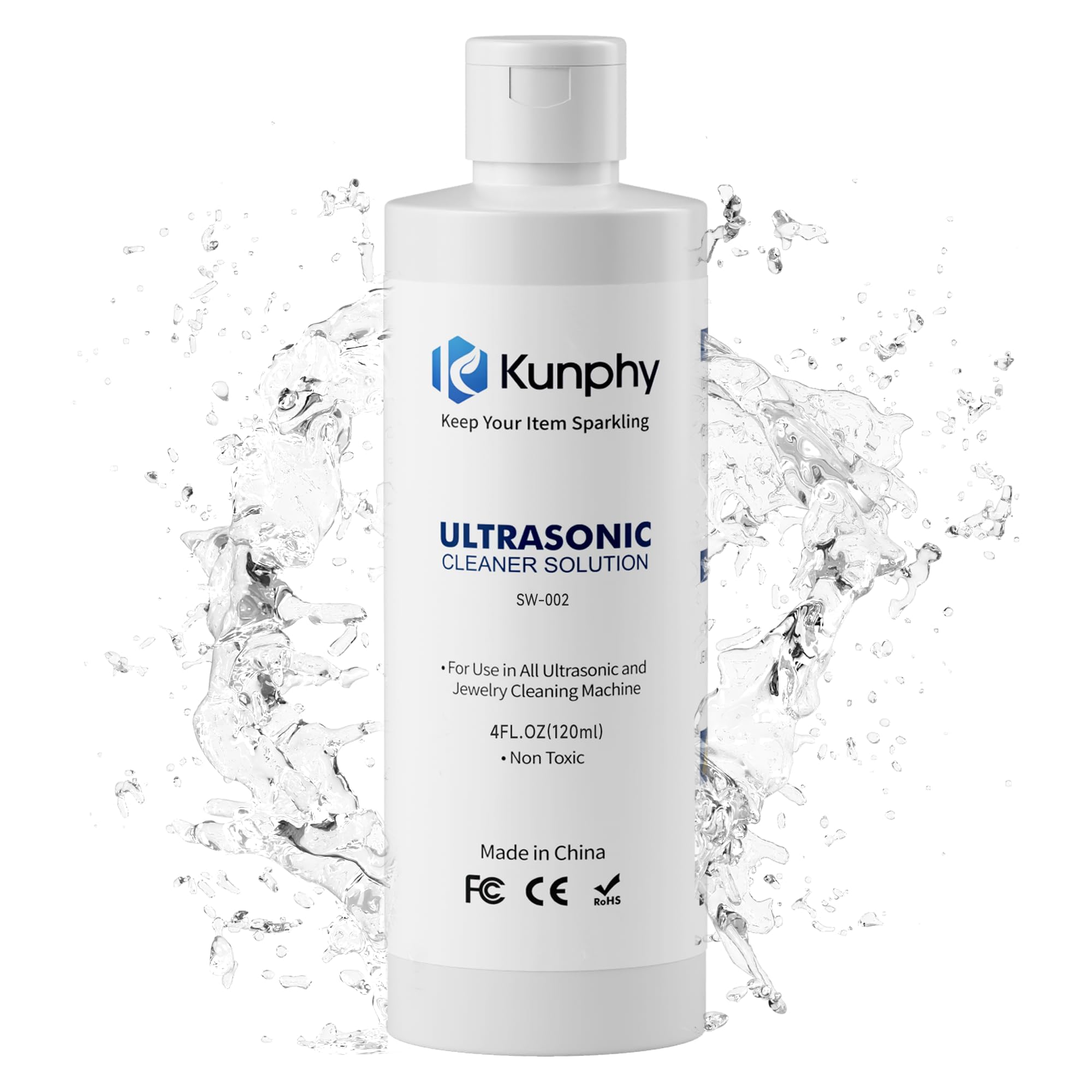 Sponsored Ad – Ultrasonic Jewellery Cleaner, Professional Ultrasonic Cleaner Fluid for Use in All Ultrasonic Cleaner Machines, Cleaning Agent Suitable for Cleaning Jewellery, Glasses etc, 120ML