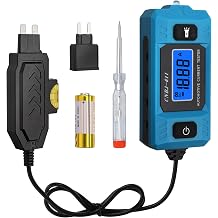 EYPINS 20A 48V Car Fuse Current Tester - High Precision Automotive Circuit Fault Probe Testers,Car Relay Fuse Blade Checker with Battery, DC Detect Pen,Backlit Display & Front Light