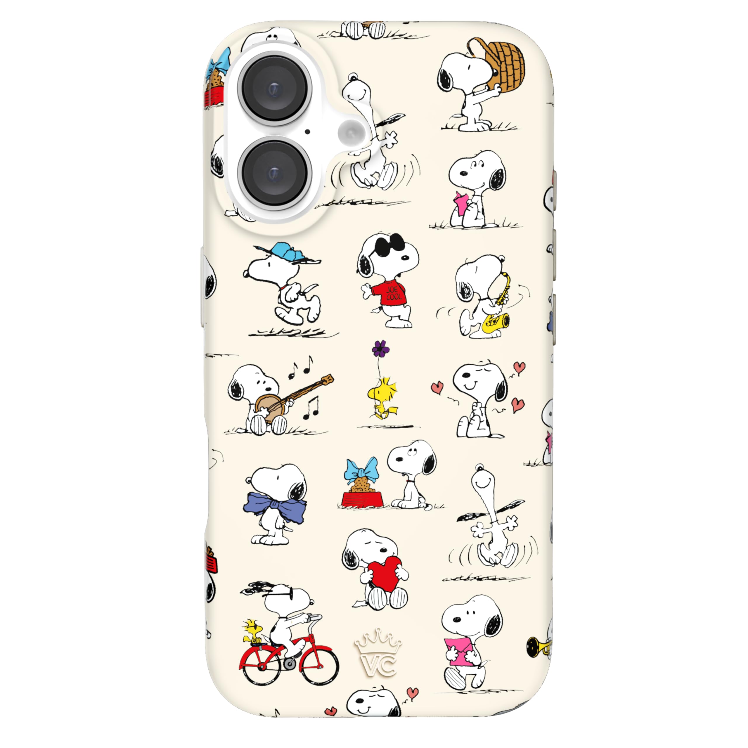 VELVET CAVIAR x Snoopy Phone Case for iPhone 16 - Compatible with MagSafe [10ft Drop Tested] - Snoopy Moods