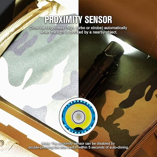 Miniatura 3 de OLIGHT Warrior 3S - Linterna táctica recargable de 2300 lúmenes Baton3 Pro 1500 lúmenes linternas recargables EDC