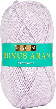 Sirdar Hayfield Bonus Aran Yarn, Lavender 565, 100g