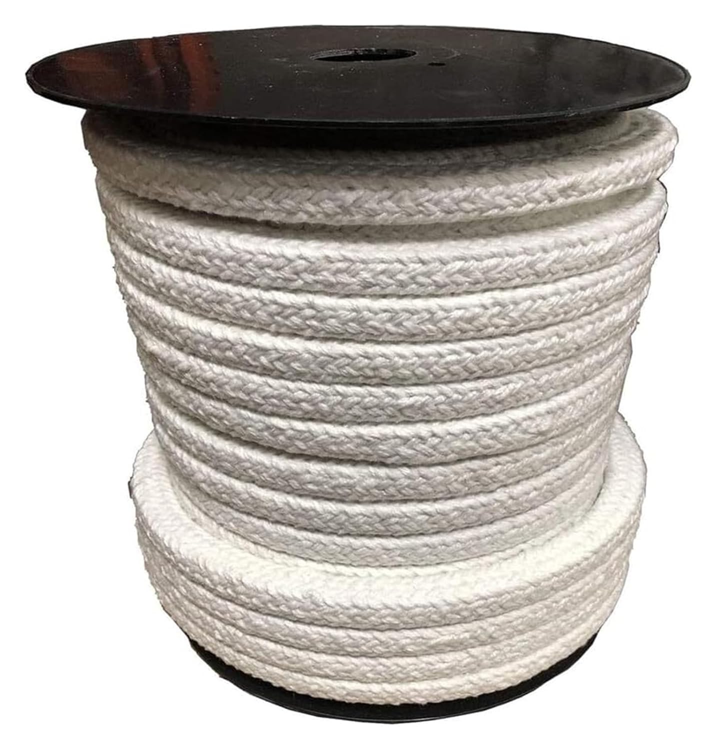 Stove Rope, Ceramic Fiber Gasket Square Braid for Fire Boiler Furnace Casting(22x22/mm*1m)
