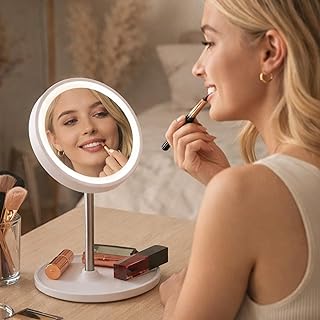 Espejo de tocador con controles sensibles al ...