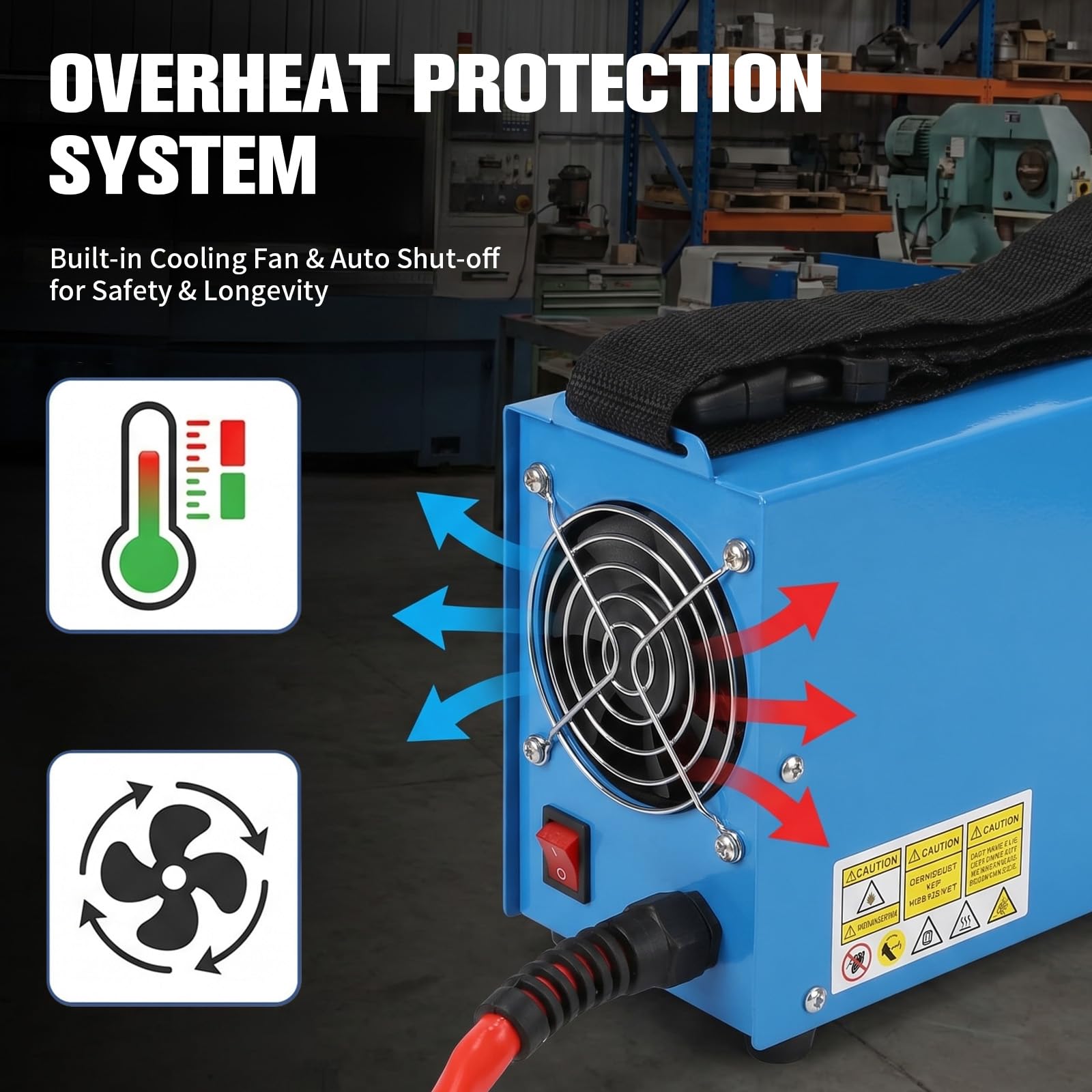 1500W Magnetische Induktionsheizgerät, Induktionsheizgerät kfz, Flameless Induction Heater, Induktionswärmer mit 4 Heizspulen, Schrauben Löser für Induktion
