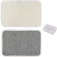 Vista 45 de HAOZAIKEJI Cat Scratcher Mat Sofa Protector Natural Sisal Cat Scratching Mat Cat Scratch Couch Cover Heavy Duty Couch Guard Scratch Pad for Grinding