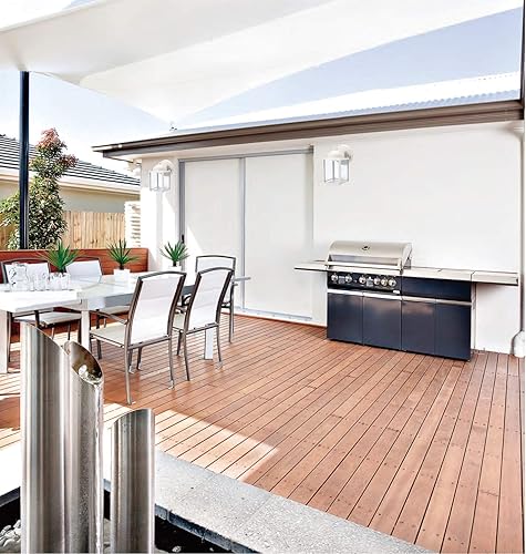 Miniatura 6 de LIT-PaTH Farol de pared para exteriores, aplique de pared como accesorio de iluminación de porche, base mediana E26, carcasa de aluminio más vidrio,