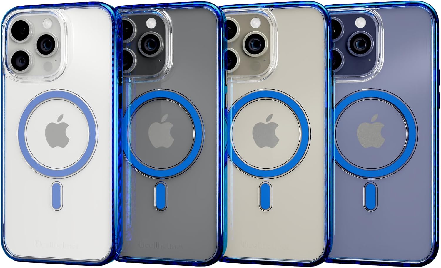 cellhelmet Magnitude Case Designed for iPhone 15 Pro in Bermuda Blue [Compatible with magSafe] | 13-Foot Drop Test Certified | Shock & Drop Proof Durable | As Seen on Shark Tank
