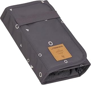 LÄSSIG Baby Kinder Erste-Hilfe-Set für Arzneimittel Gobuli Pflaster Netztaschen mit Reißverschluss ohne Inhalt/First Aid Universe Anthracite