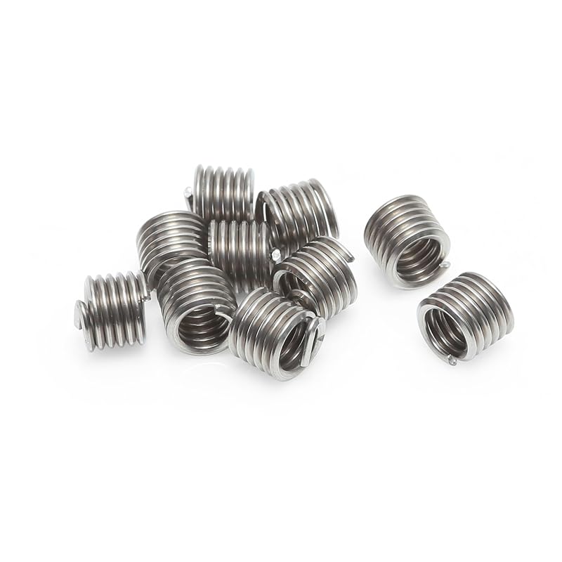 Kit de Reparo de Rosca OEMTOOLS 25603 Fix-A-Thread 1/4-20 UNC com Insertos de Aço Inoxidável, 10 Peças