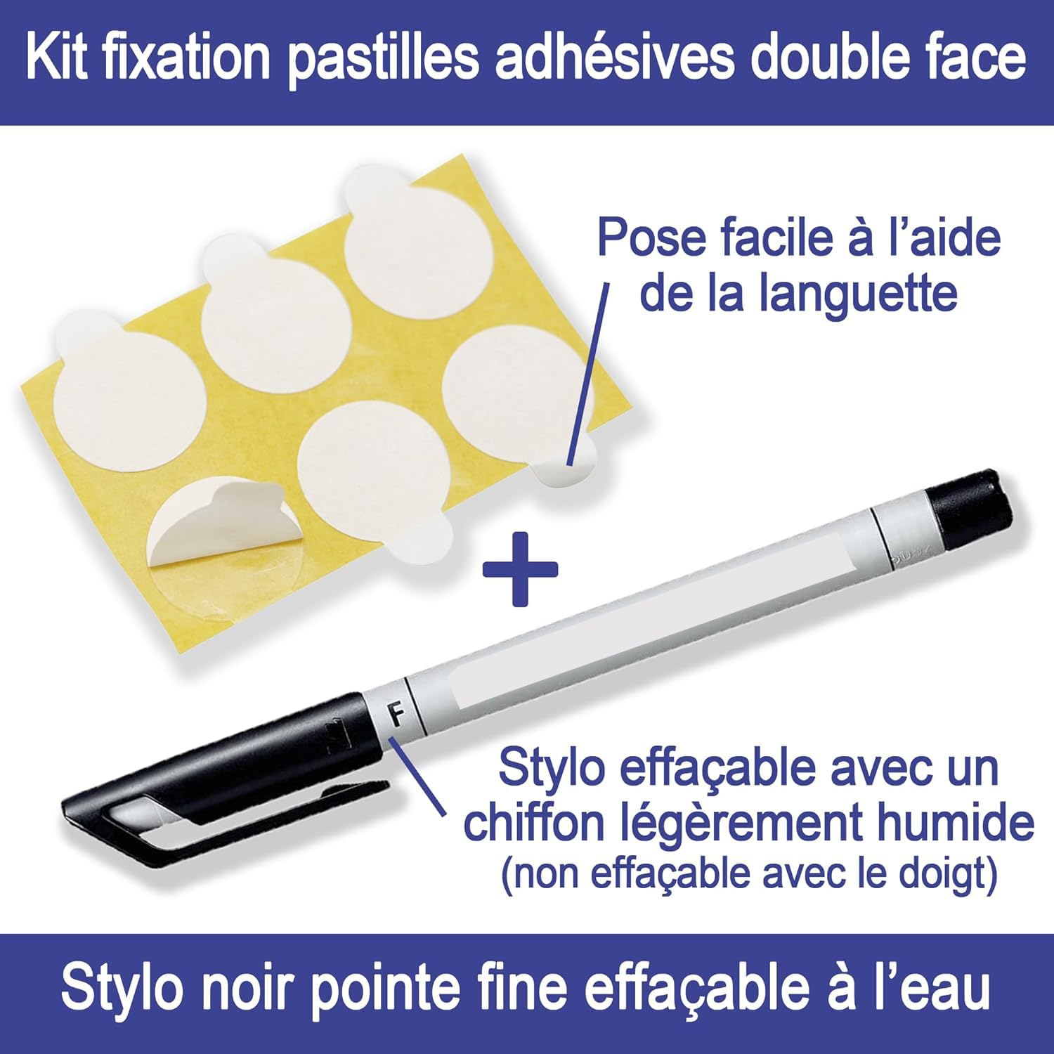 Panneau affichage obligatoire allergènes restaurant 2026 (A3 : 42x29,7 cm) - Déclaration obligatoire allergènes dans plats ou menus - A3 plastifié effaçable + feutre + pastilles adhésives (A3AllNoir)