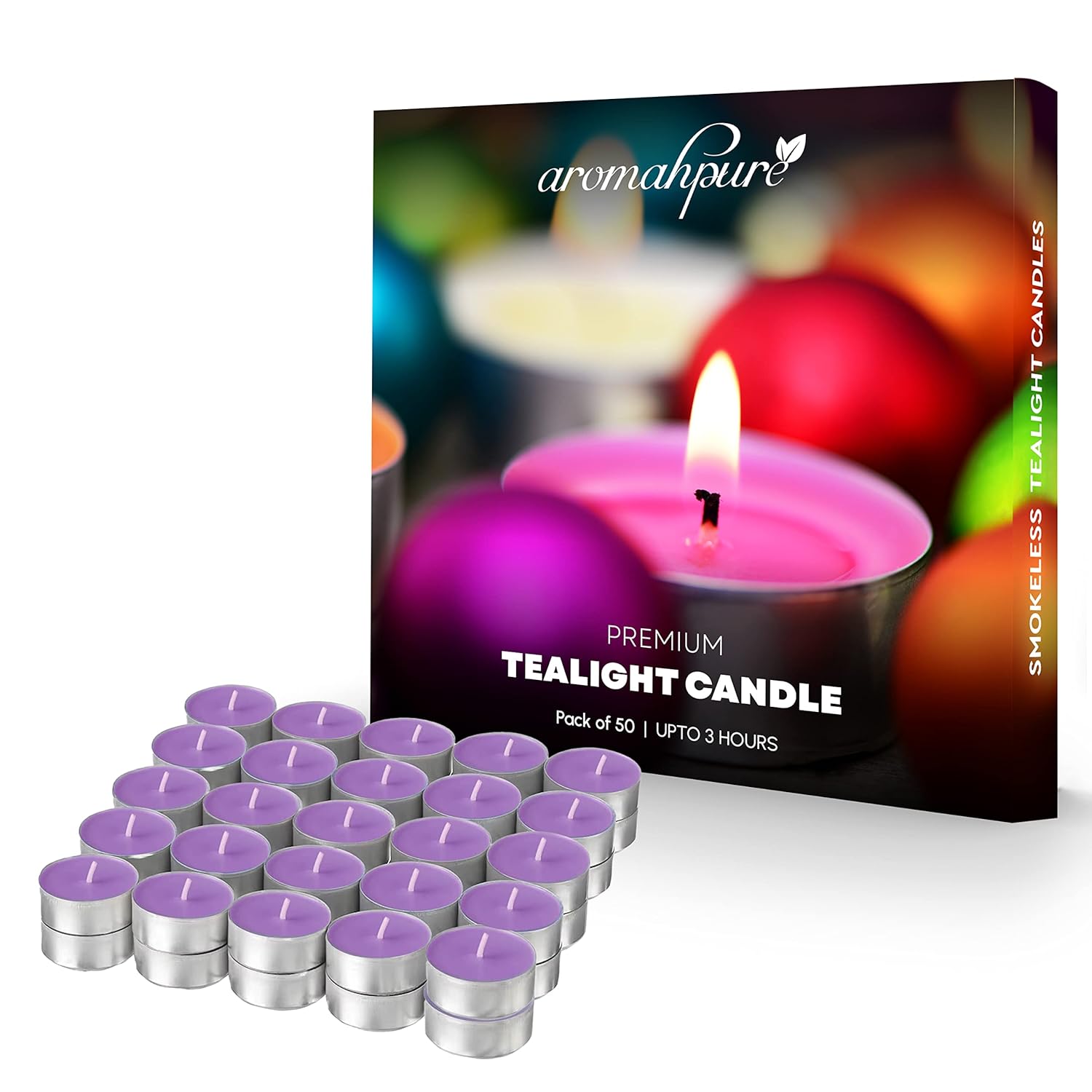 Aromahpure Scented Decorative Tealight Candles Wax Tealight Candle